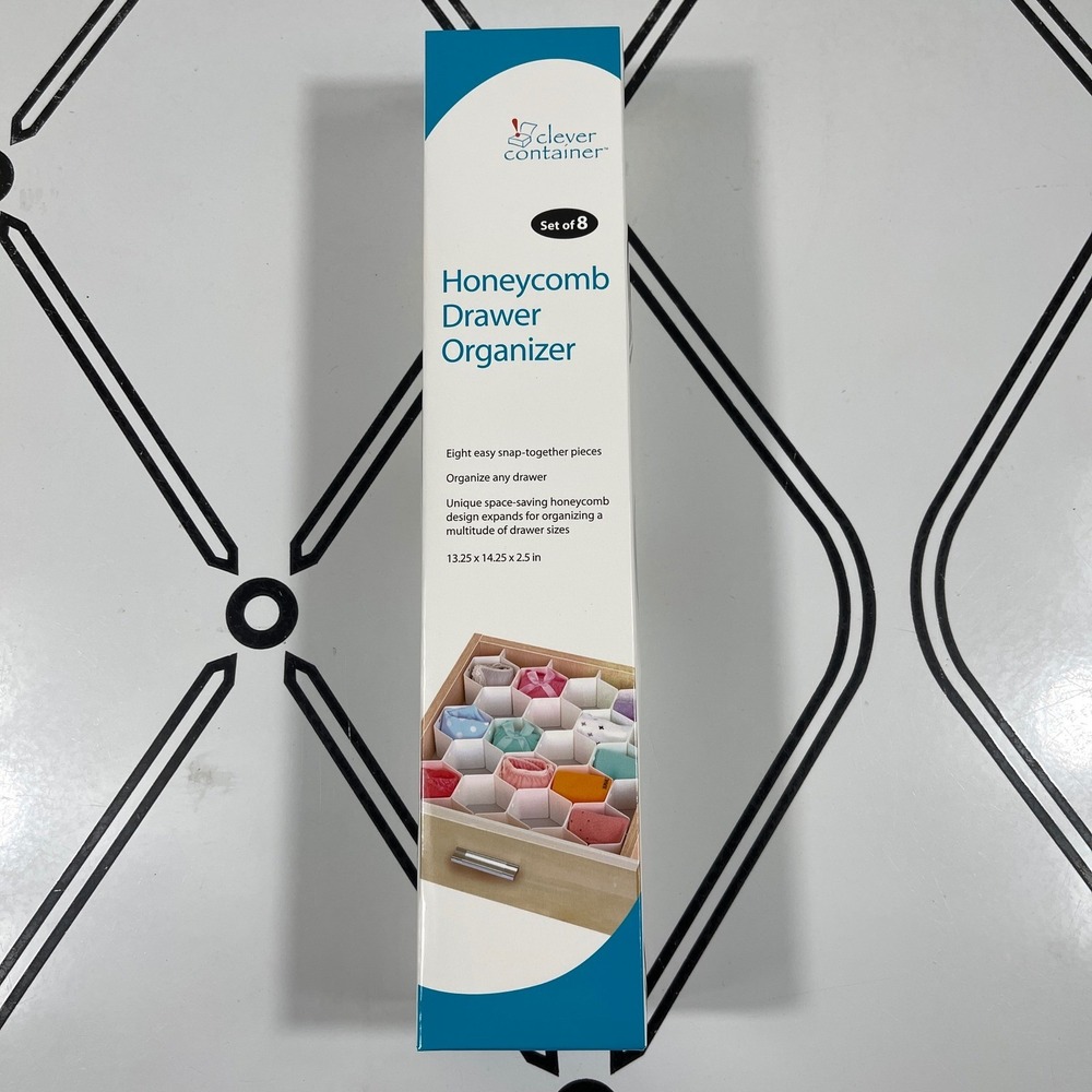 White Drawer Organizer for Home Storage - Picture 2 of 9